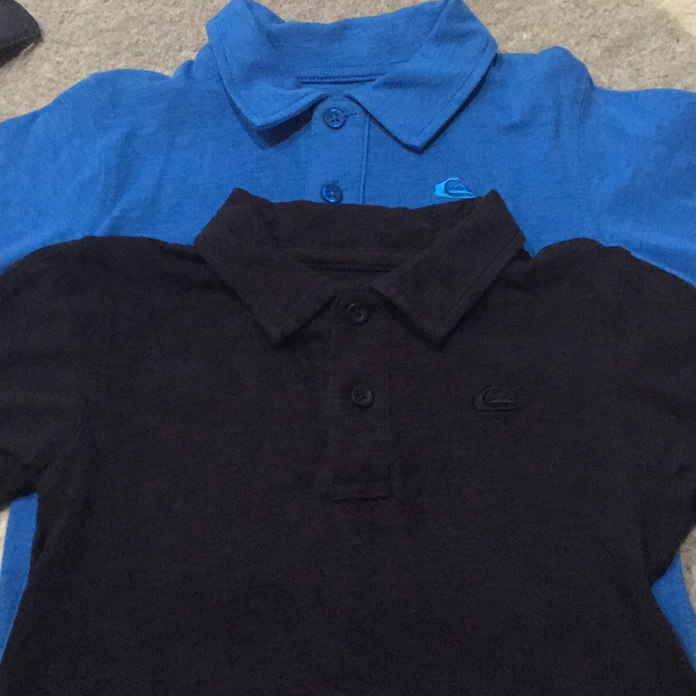 Set of 2 Quicksilver surf short sleeved shirts new